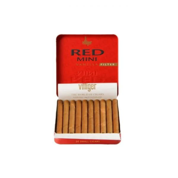 villiger red mini filter sigarillo 20s
